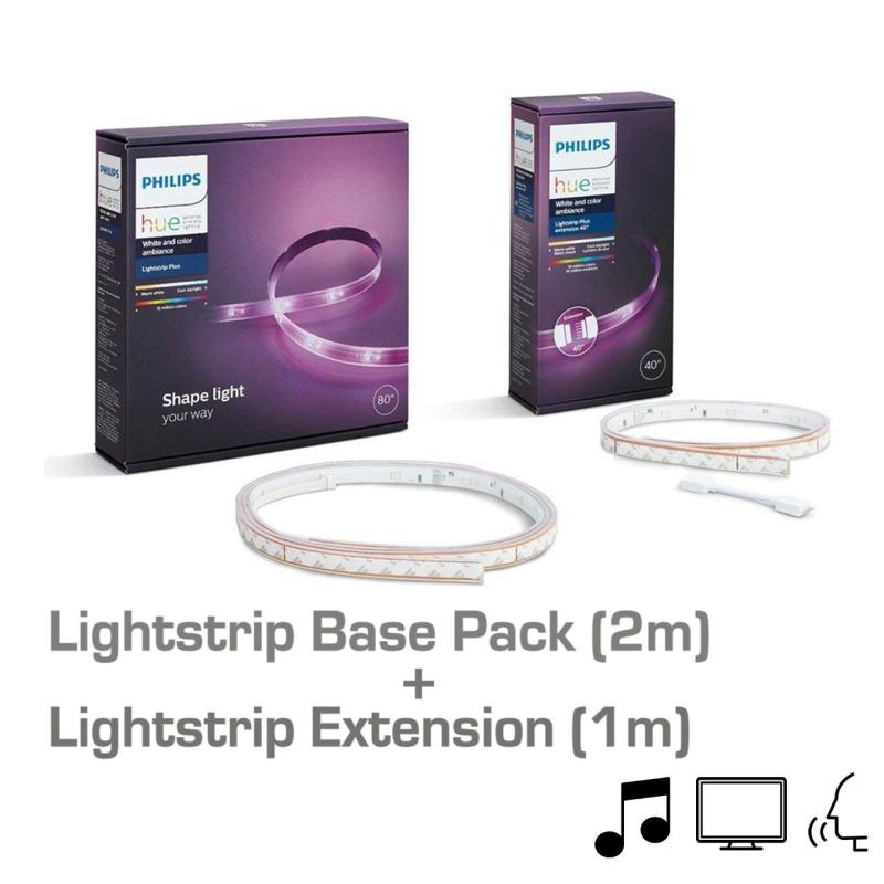 Combo Philips Hue Lightstrip Base Pack & Extension