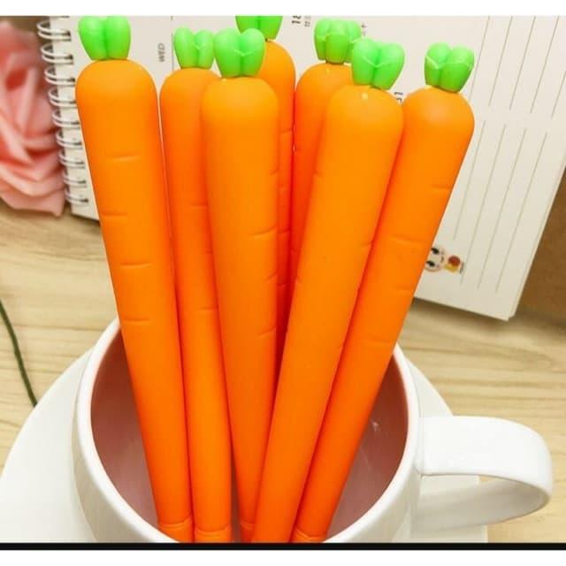 COMBO 3 BÚT CÀ RỐT SIÊU CUTE  KHUYẾN MÃI CỰC SỐC