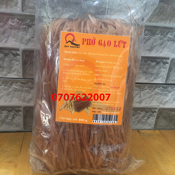 Phở Gạo Lứt QUY NGUYÊN 400gr
