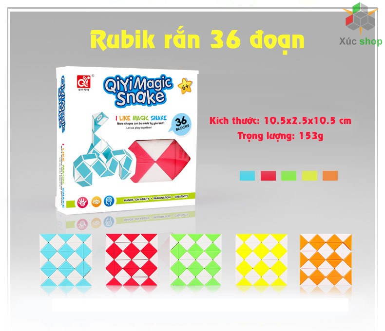 Rubik rắn - Magic Snake - 36 đoạn