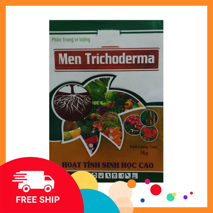 [HCM]Phân bón Men Trichoderma - Nấm vi sinh Trichoderma (Combo 3 bao mỗi bao 1 kg). Cung cấp chủng vi sinh vật có lợi  cung cấp trung vi lượng cho cây trồng. Cải tạo rễ ức chế nấm bệnh cải tạo mùn. Ủ rác thải. thành phân hữu cơ