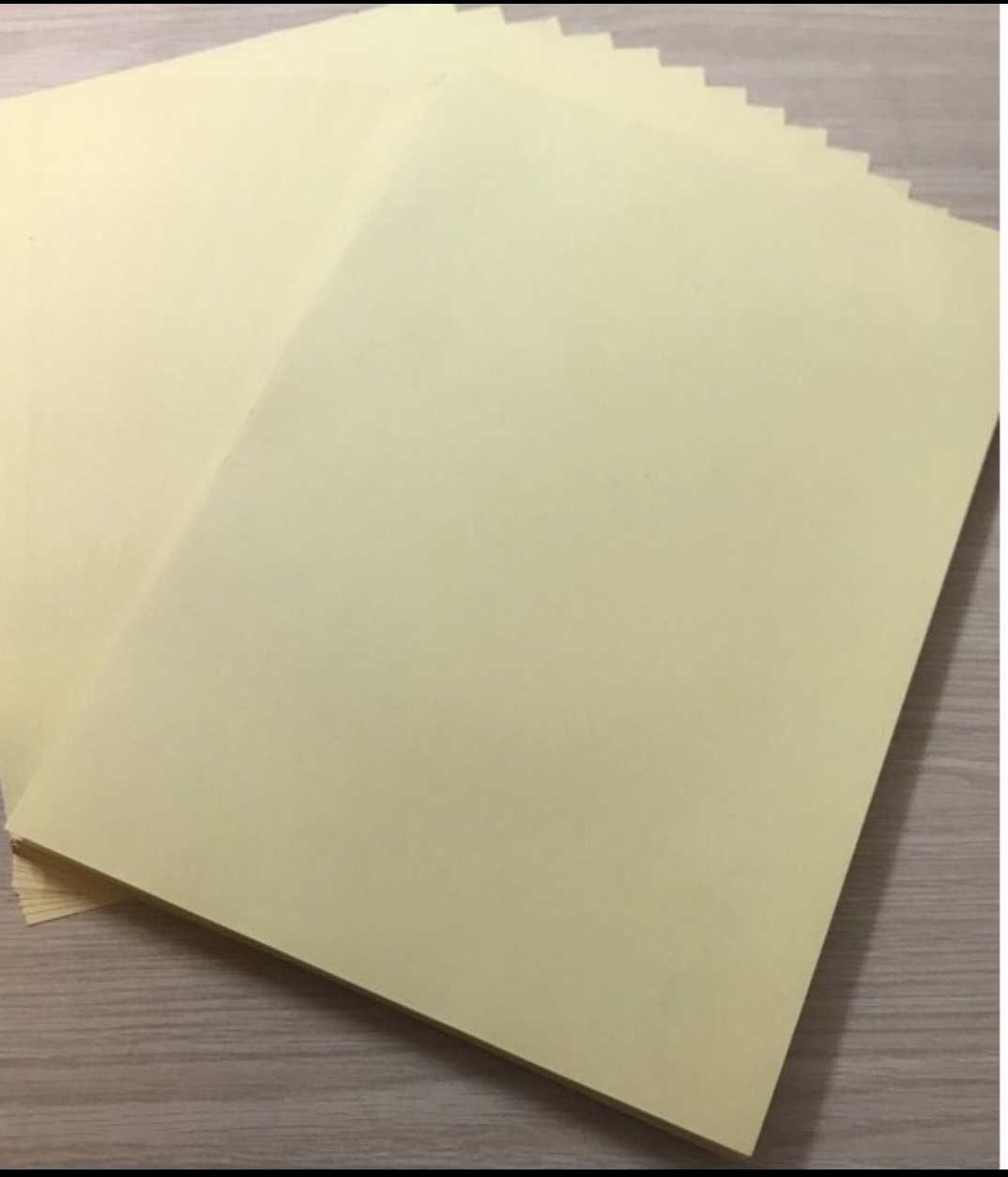 [HCM]Giấy Decal AL vàng 500 tờ A4