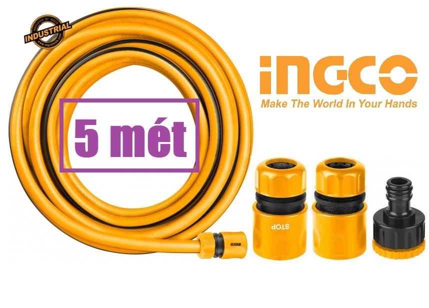 Bộ 5 mét ống nhựa pvc và 3 khớp nối ống ingco hph2001 hhcs03122