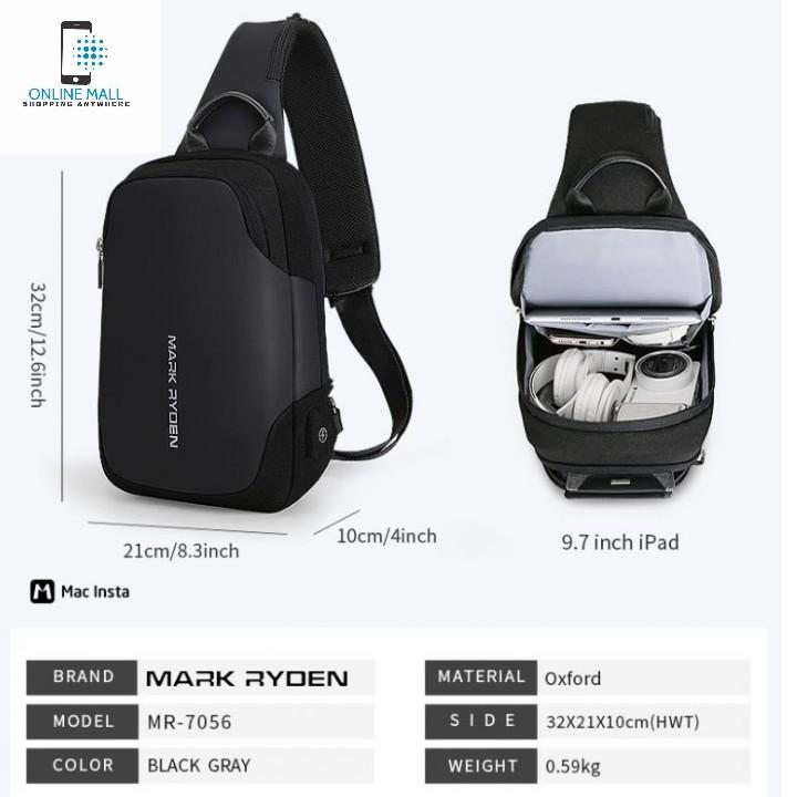 Online Mall - Túi đeo chéo Mark Ryden – Mini Julius cao cấp
