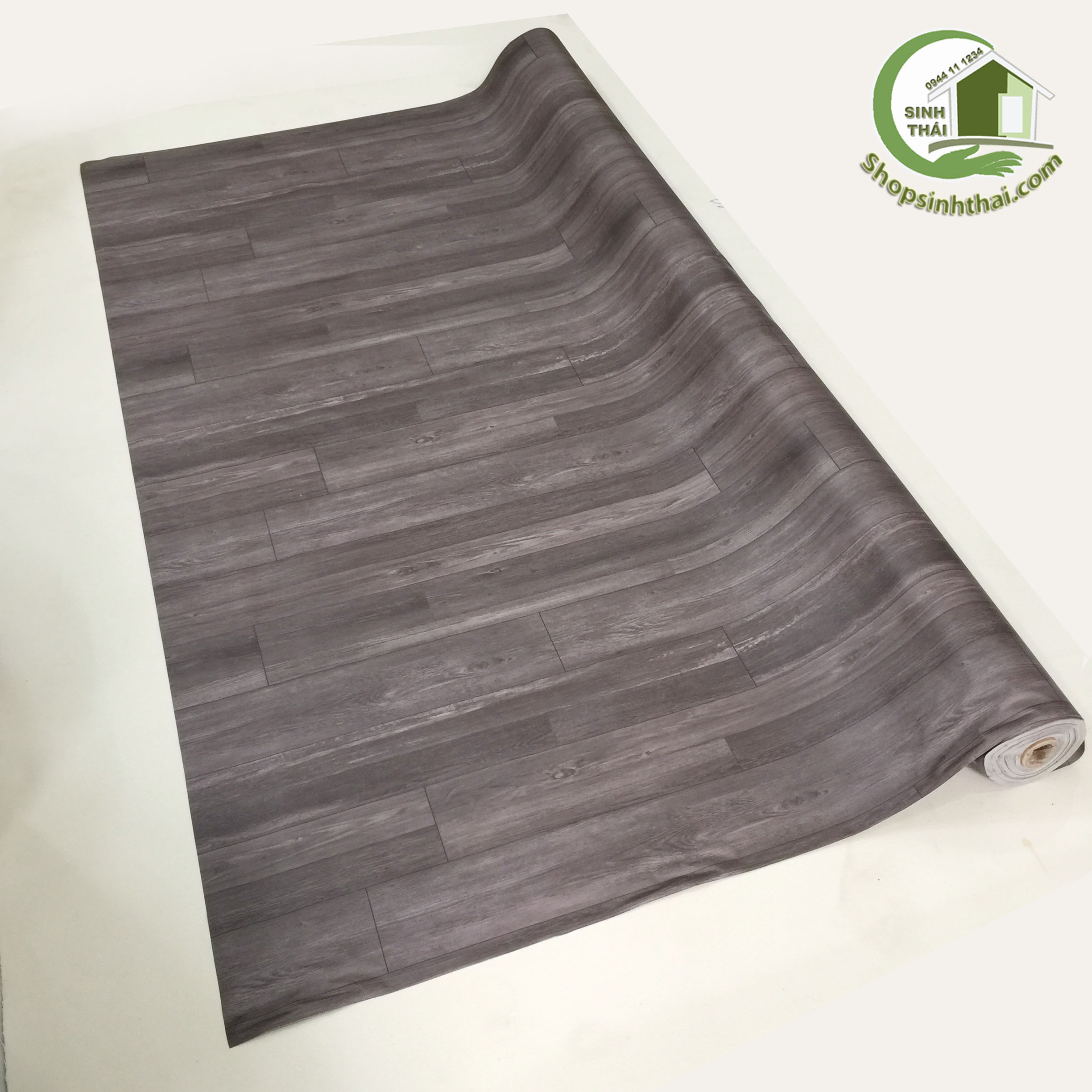 [HCM]Simili Trải Sàn Vân Gỗ Màu Nâu Đen Bề Mặt Có Vân Nhám Như Gỗ Thật - 1m² [1m x 1m]