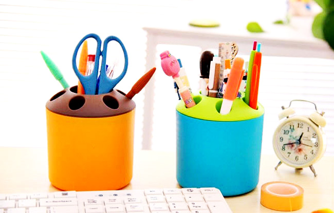 Ống đựng bàn chải, kem đánh răng, ống đựng bút đa năng