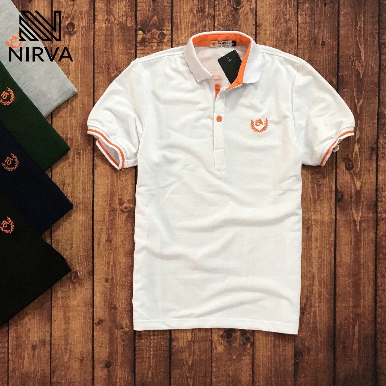 Áo thun nam polo NIRVA bông lúa cao cấp RXP048
