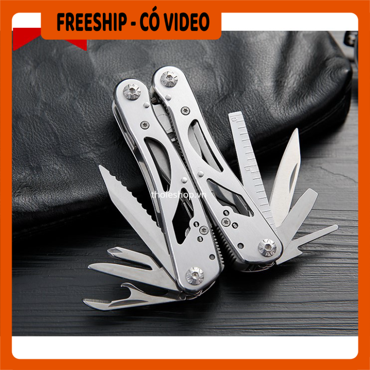 [FREESHIP] Kìm thép đa năng - Kìm đa năng không gỉ - Kìm đa năng giá rẻ - Dụng cụ đa năng 9in1 xách tay bỏ túi phù hợp với đi du lịch