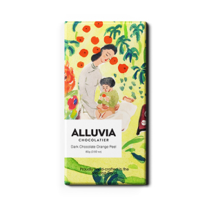 [HCM]DARK CHOCOLATE ALLUVIA 70% WITH ORANGE PEEL 80GR