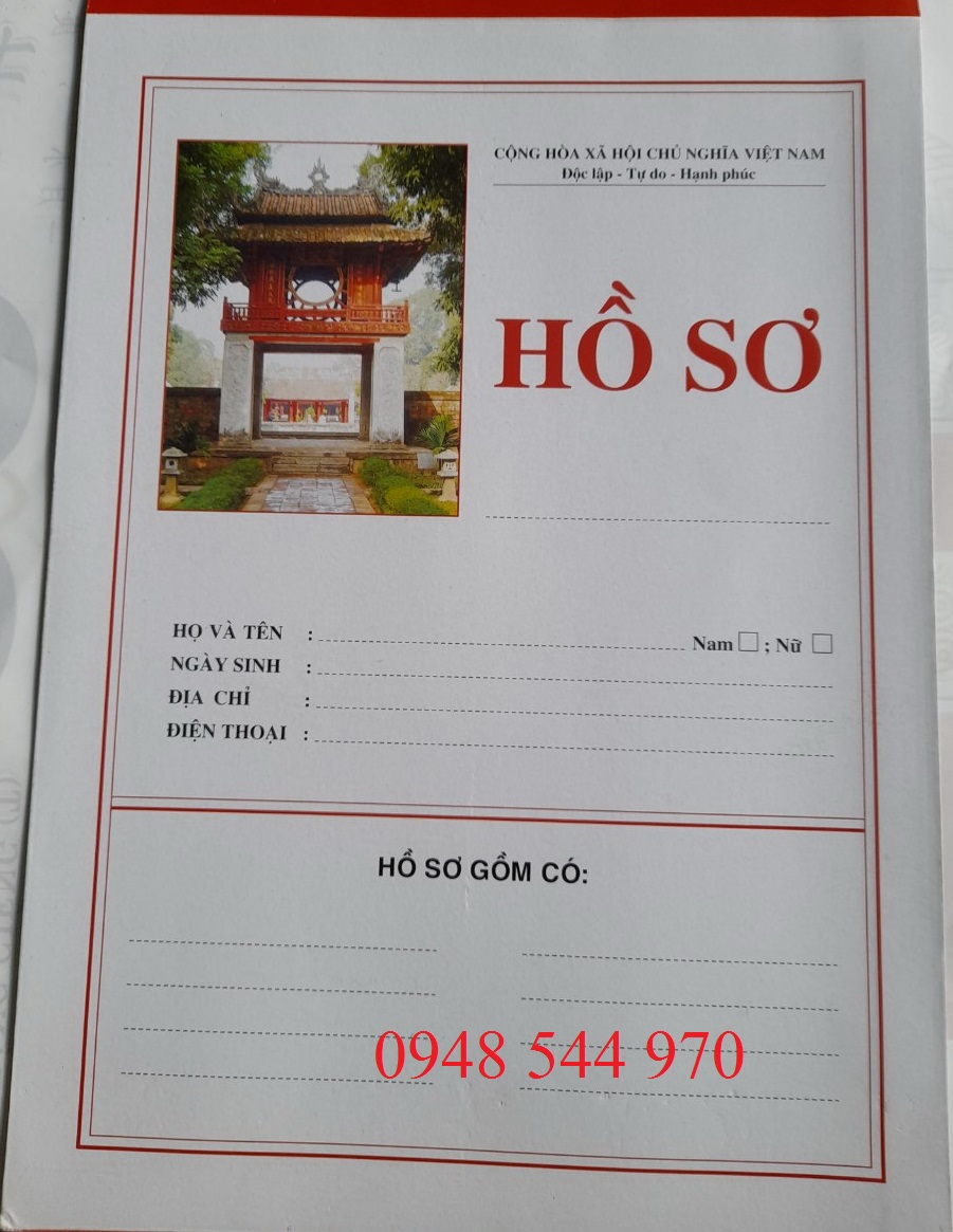 Bộ hồ sơ xin việc - 10 bộ
