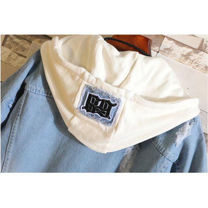 Áo Khoác Denim Bò Nam Nữ Siêu Chất