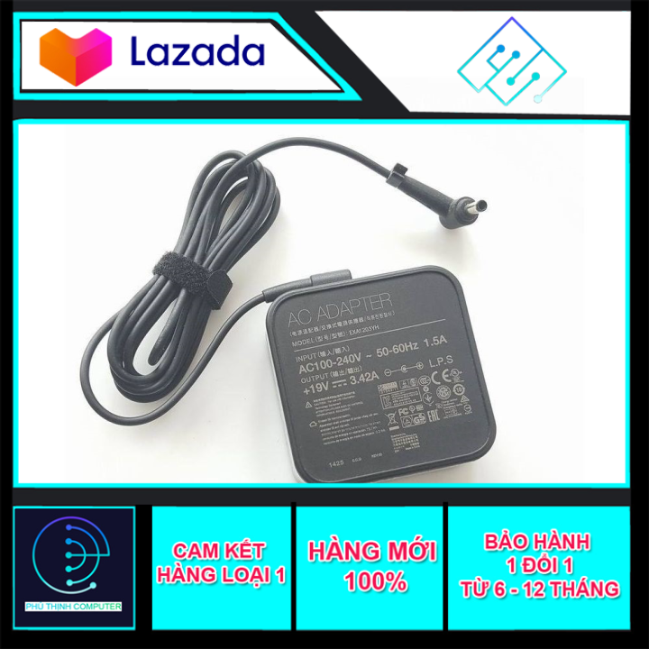 Sạc dành cho laptop asus x556u, x556ua, x556ur adapter 19v-3.42a