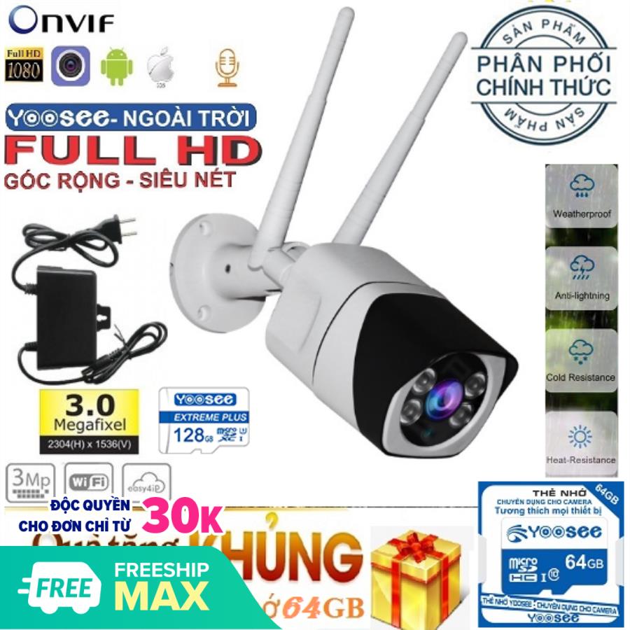>> BÁO GIÁ (KÈM THẺ CHUYÊN DỤNG LÊN TỚI 64GB,TRỊ GIÁ 399K) CAMERA WIFI TRONG NHÀ VÀ NGOÀI TRỜI YOOSEE S10, 3.0 MPX ,ĐÀM T | Shopee Lazada Sendo Tiki mới nhất 28 (KÈM THẺ CHUYÊN DỤNG LÊN TỚI 64GB,TRỊ GIÁ 399K) Camera Wifi trong nhà - ngoài trời YOOSEE S10, 3.0 Mpx - 1920 x 1080P,camera WIFI KHÔNG DÂY Full HD XEM ĐÊM CÓ MÀU, chống nước tuyệt đối