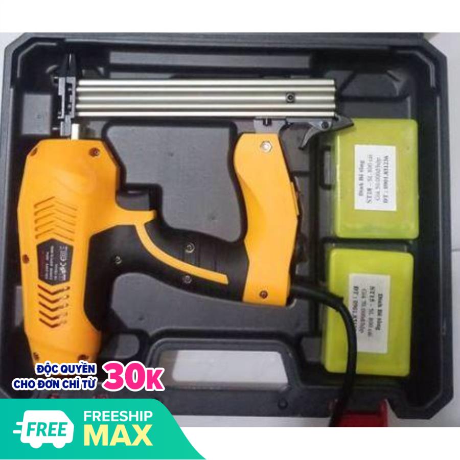 Máy bắn đinh bê tông dùng điện cải tiến #2019 (màu vàng) tặng kèm 2 hộp đinh ST15