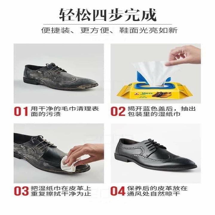 giấy ướt lau giầy