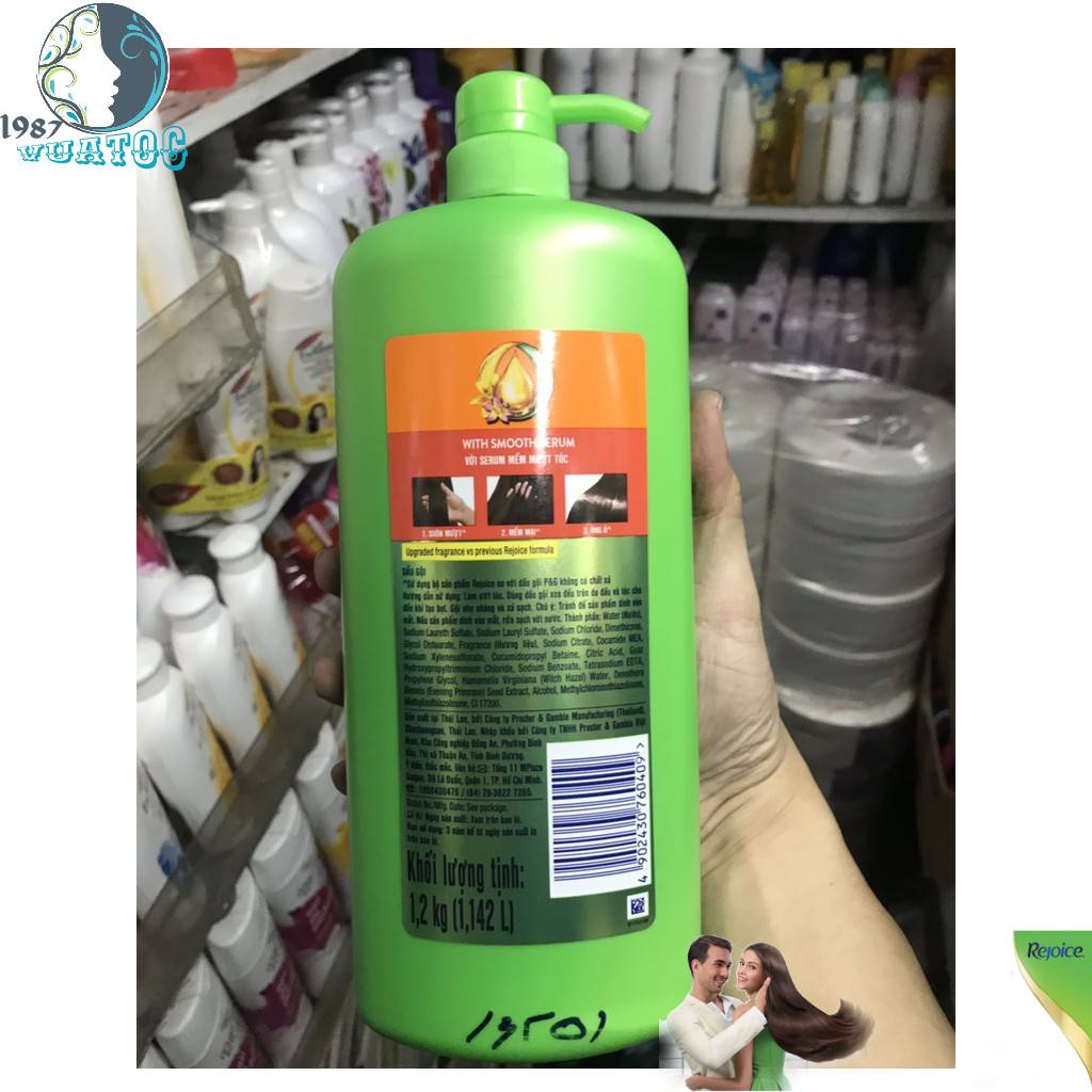 Dầu Gội Rejoice Chai 1200ml Siêu Mềm Mượt