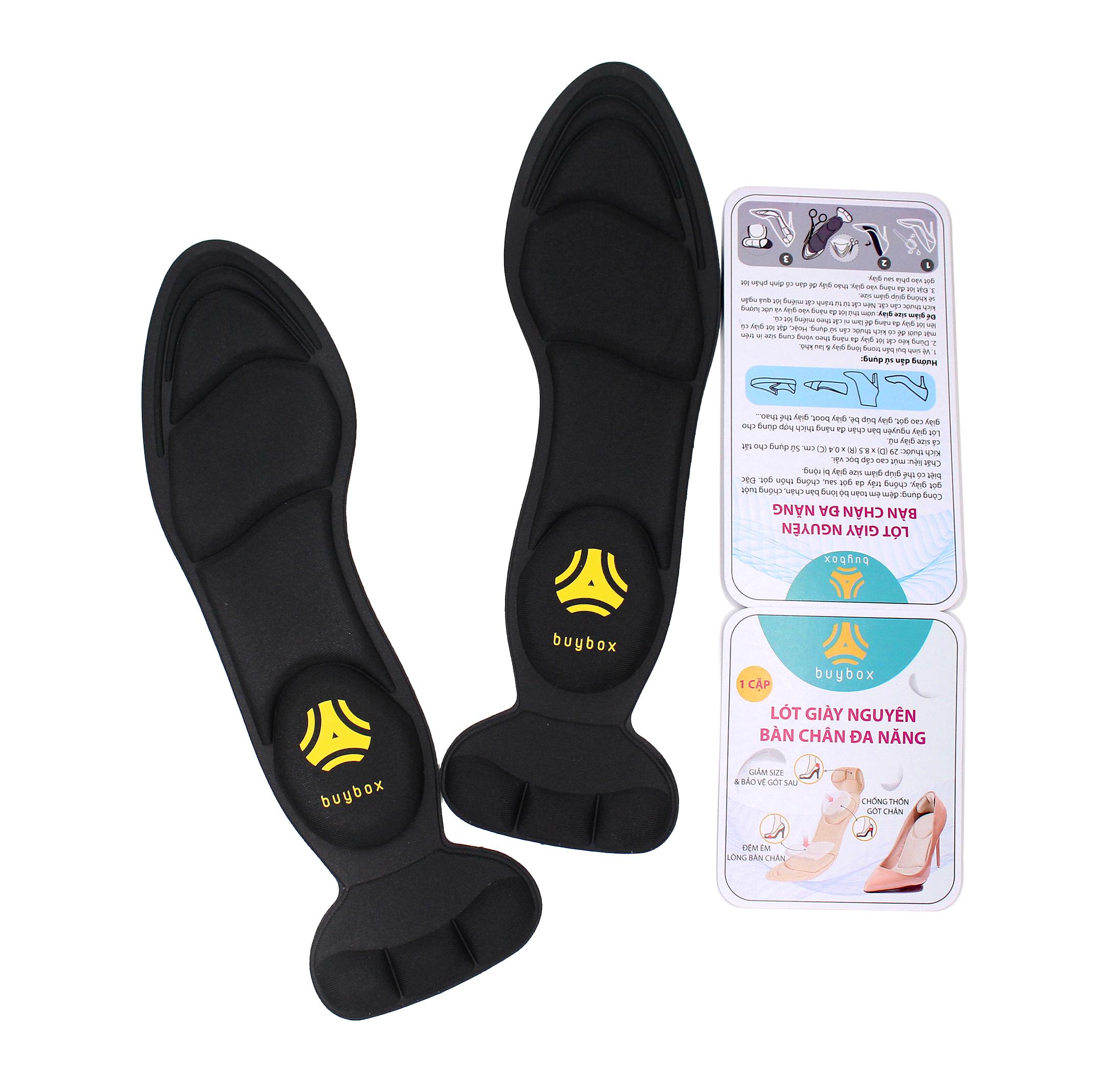 Pair of women's smooth shoe insoles, anti-wide for shoes, anti-drop and heel heels, high quality breathable material, buybox