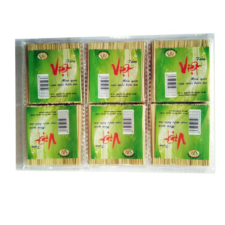 Tăm Vip, Tăm Tre Xỉa Răng , Nhỏ Xíu, Đầu Bằng( Combo 30 Gói )
