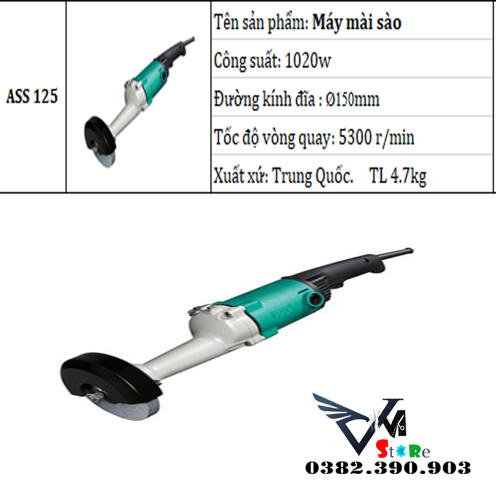 Máy mài thẳng 710W DCA ASS125 - máy mài thẳng 5 inch