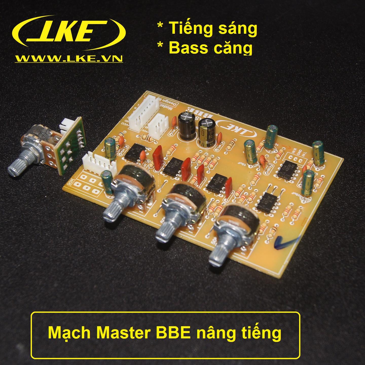 [HCM]Mạch master amply karaoke LKE hỗ trợ nâng tiếng BBE