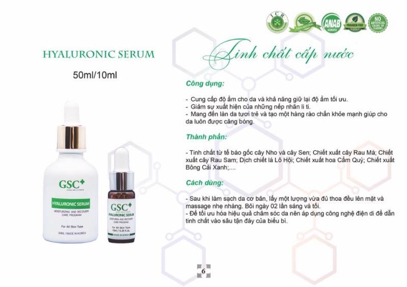 Tinh chất HA GSC dưỡng ẩm
