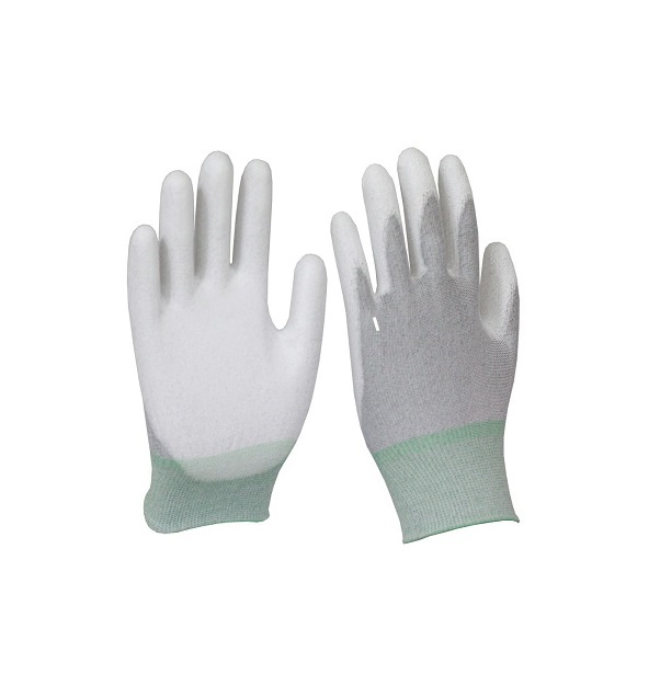 [HCM]Combo 10 Đôi Găng Tay Pu Phủ Lòng Bàn Tay Gnp Vina Vải Polyester Phủ Pu Lòng Bàn Tay Màu Trắng Size S - 8000019300