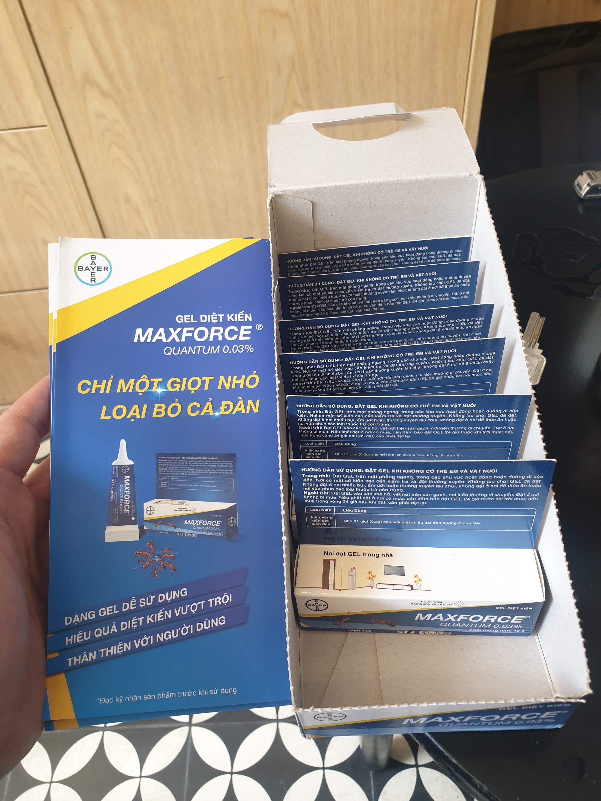 [HCM]Thuốc diệt kiến dạng gel Bayer Maxforce Quantum 12g