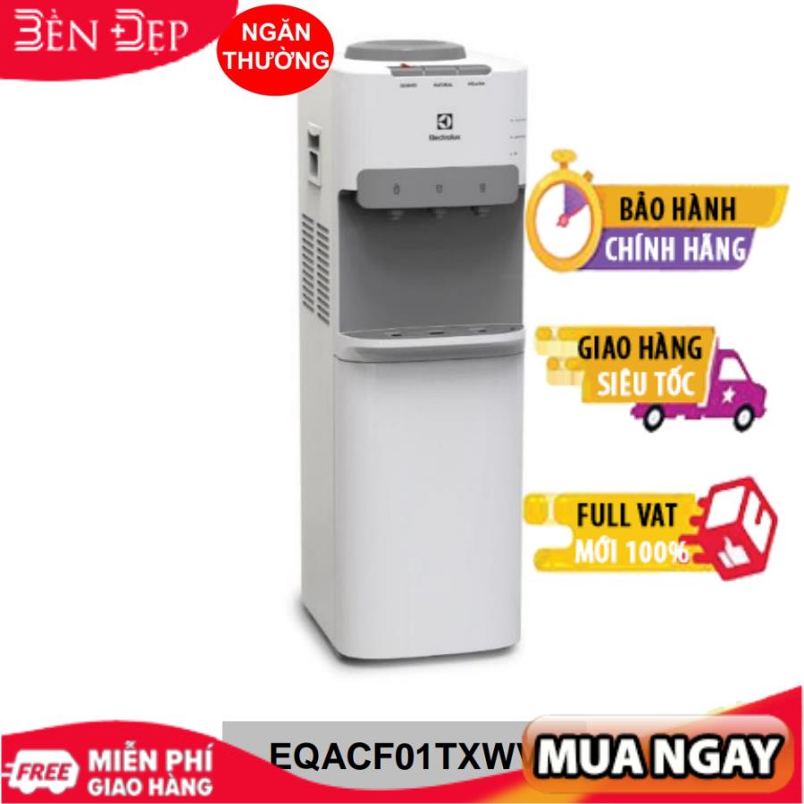 [TRẢ GÓP 0%] Cây nước nóng lạnh Electrolux úp bình EQACF01TXWV Công suất:570 W Hệ thống (Giá áp dụng giao tại HN, HCM& các tỉnh liên hệ shop)