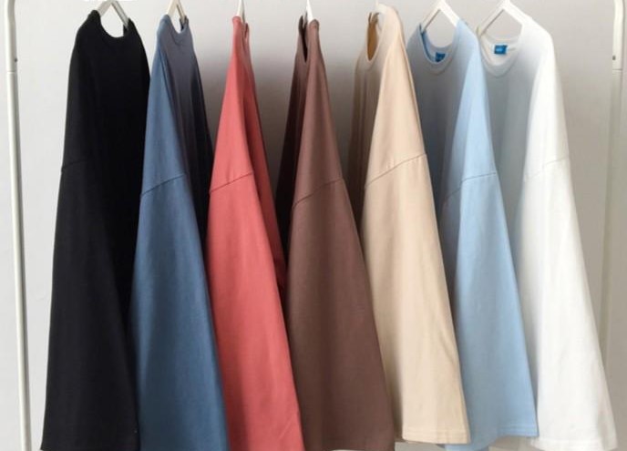 Áo thun nữ tay dài unisex overhand