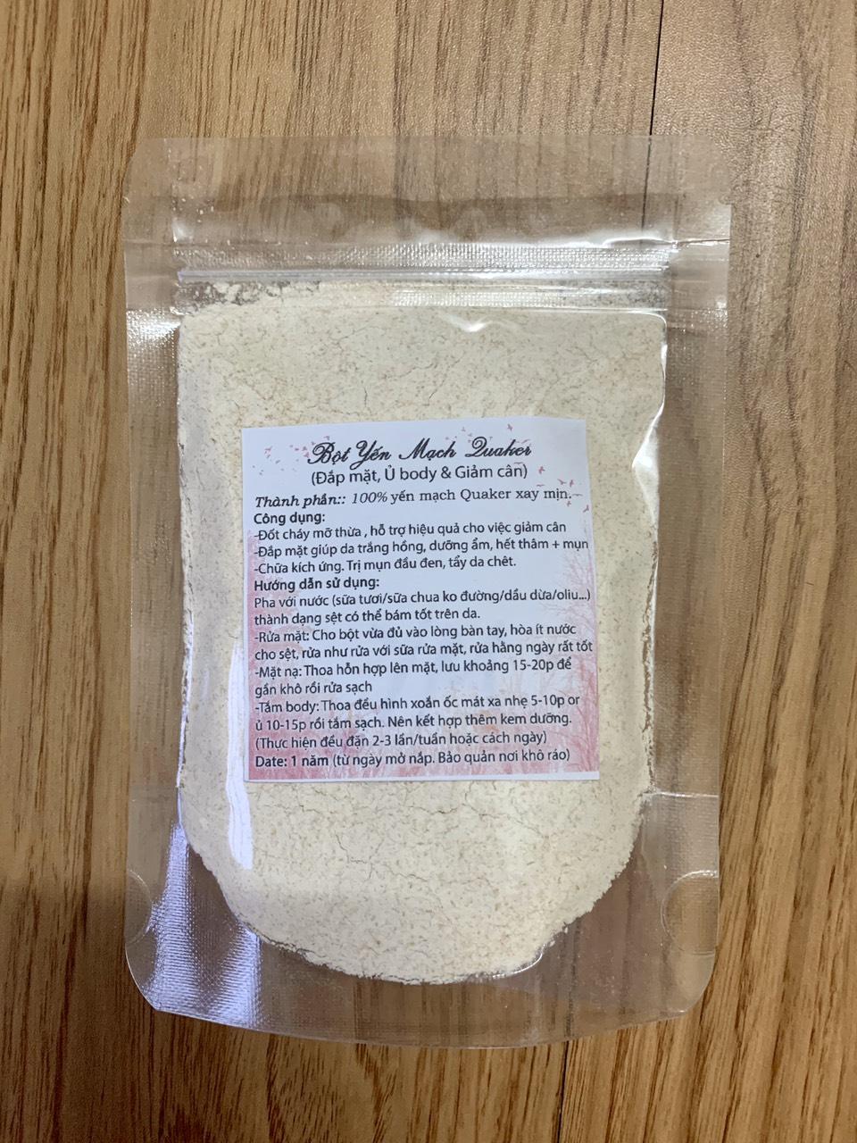 [HCM]Bột Yến Mạch 100 Gram - Dưỡng Da Giảm Cân