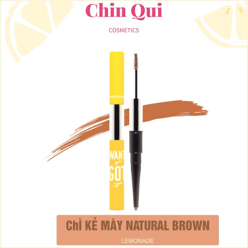 Chì Kẻ Mày Lemonade Want It Got It 2g+2ml .# Natural Brown Nâu Tự Nhiên giá rẻ