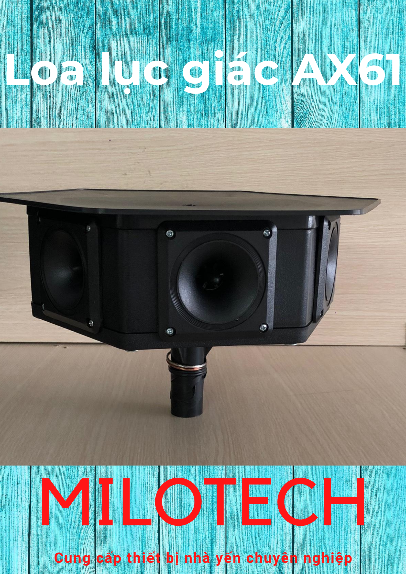 [HCM]Loa lục giác AX61 nhà yến