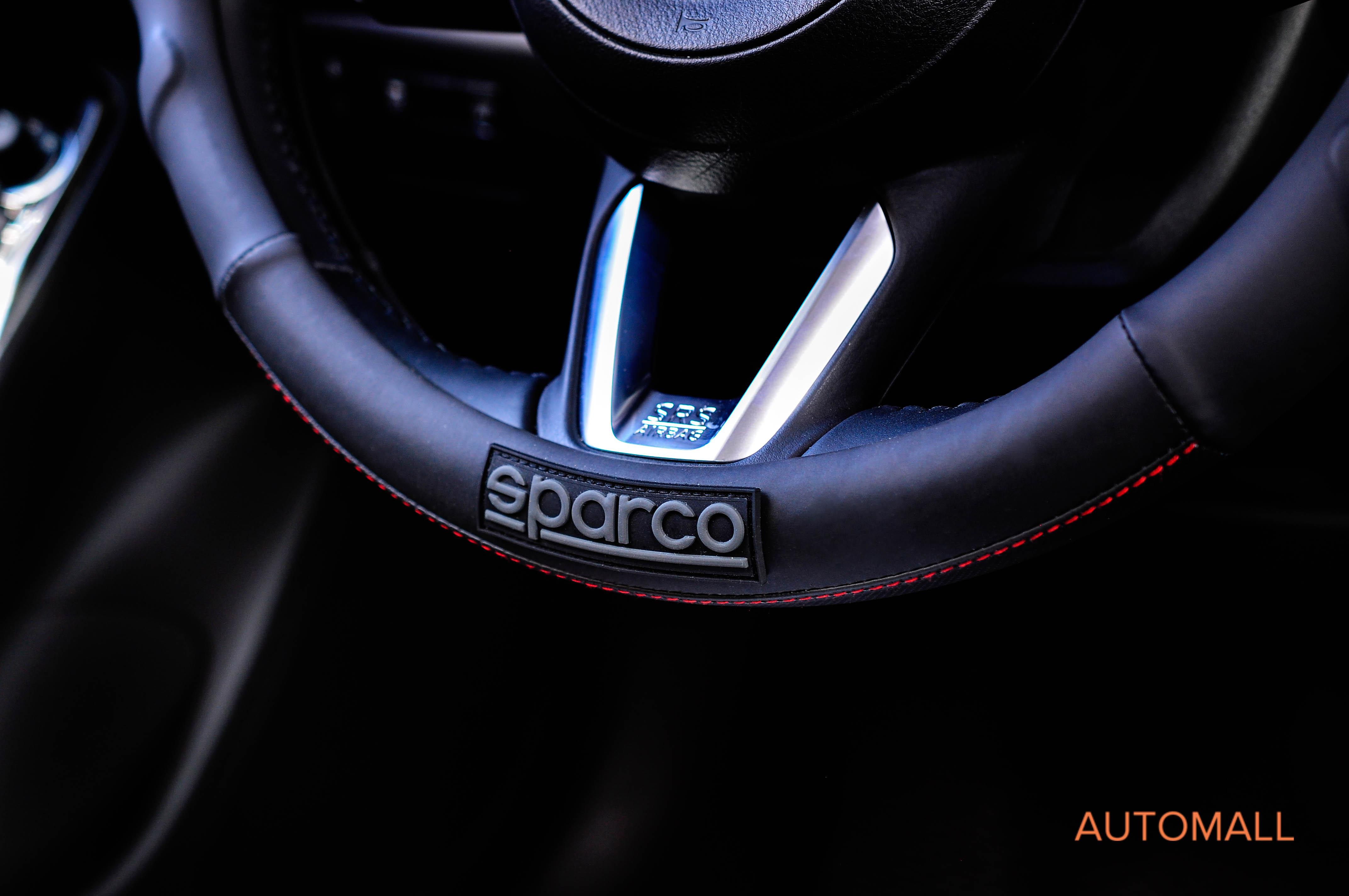 Bọc vô lăng Sparco SPC1117BK - Mới 2020