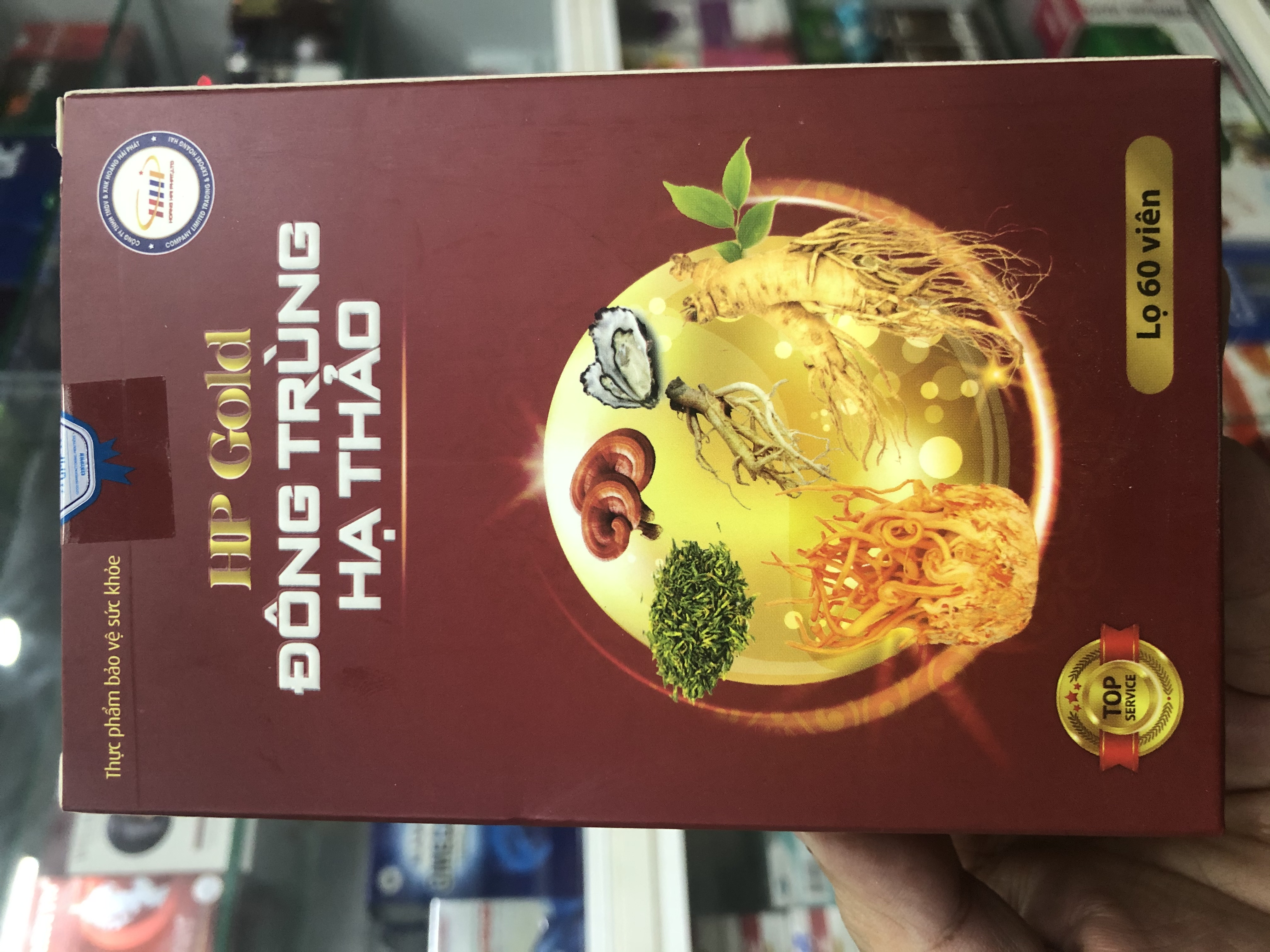 [HCM]HP GOLD Đông trùng hạ thảo - 60 viên