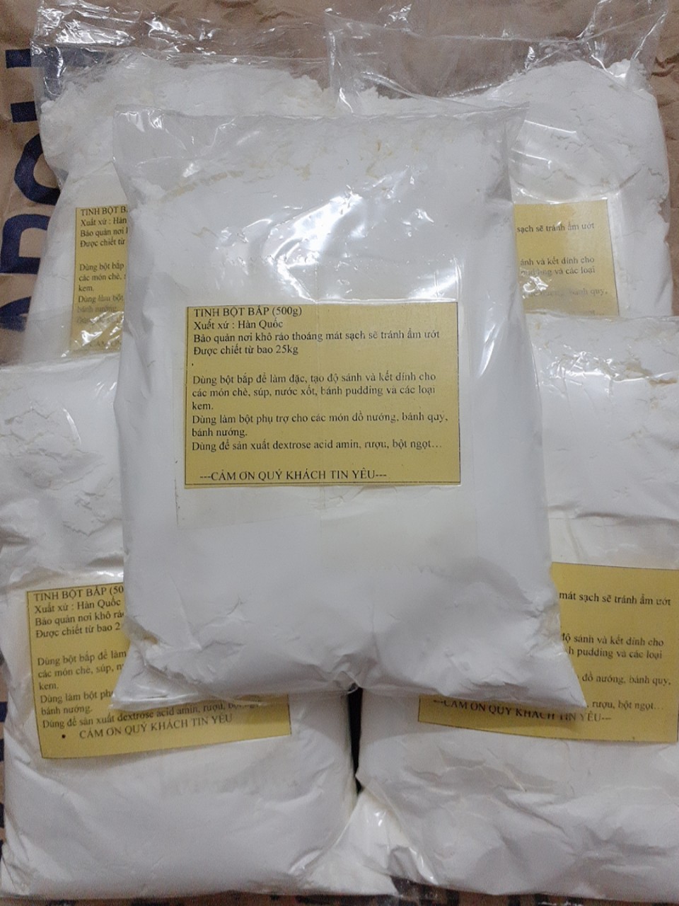 TINH BỘT BẮP (NGÔ) HÀN QUỐC (Gói 500g) - Shopbemoon