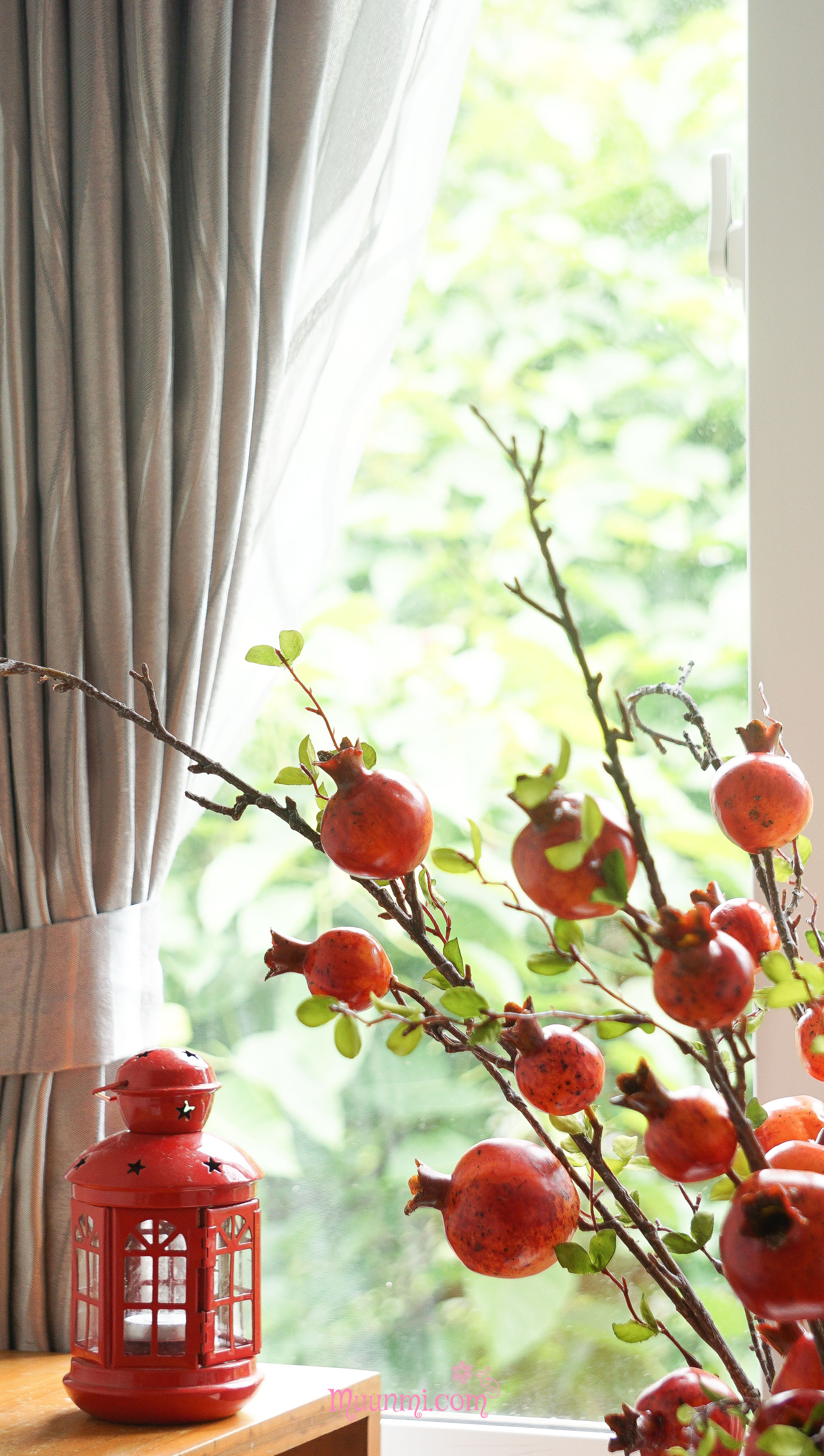 Quả điểm 🍒 | CÀNH LỰU quả mọng trang trí cao cấp