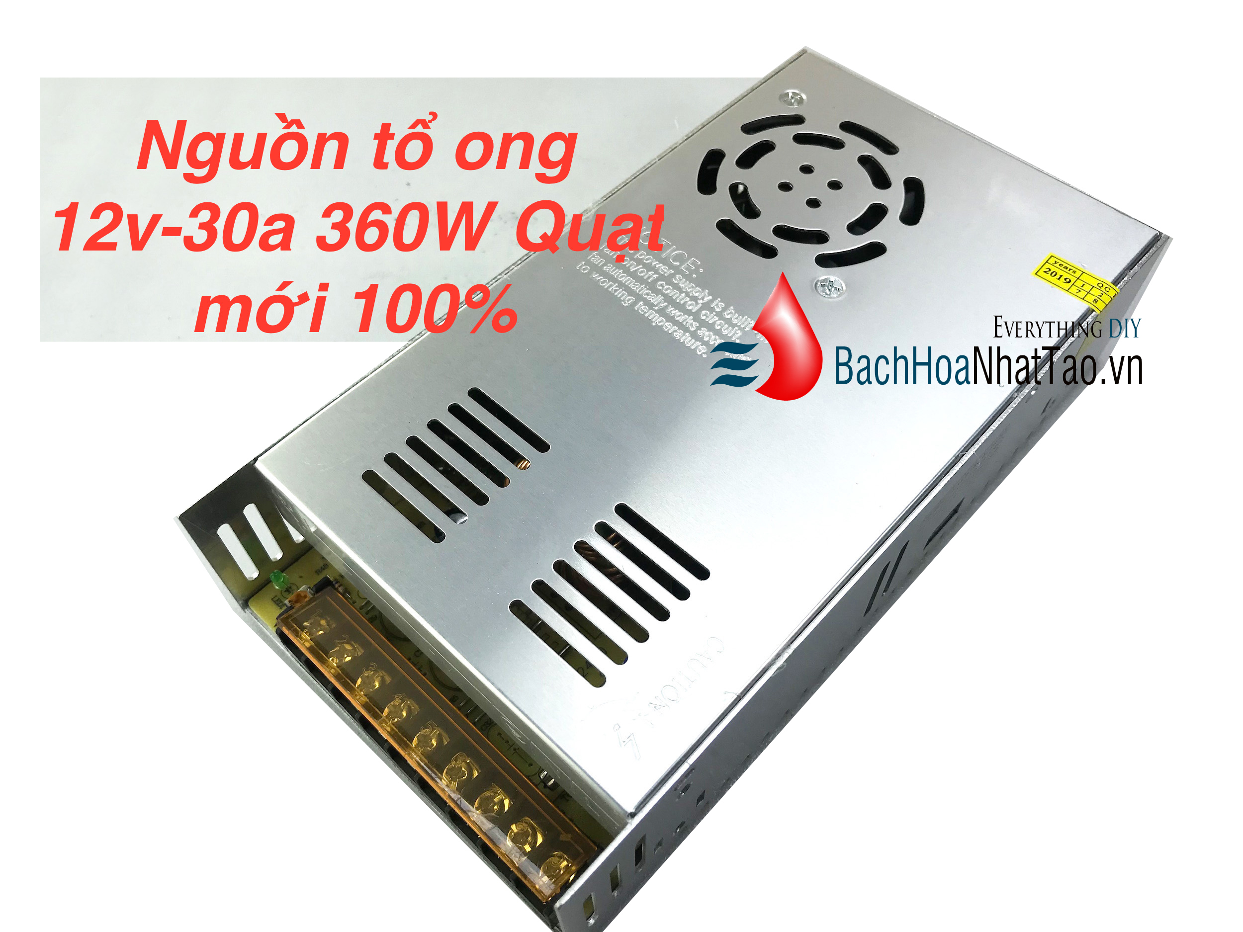 Nguồn tổ ong 12V 30A 360W mới 100%