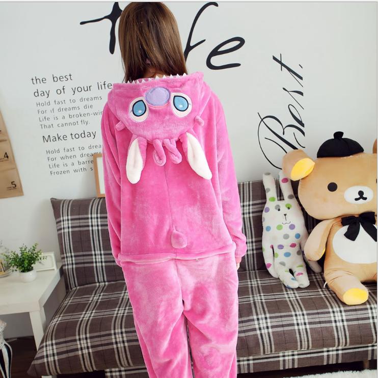 Bộ Đồ Thú Pijama Stitch Hồng