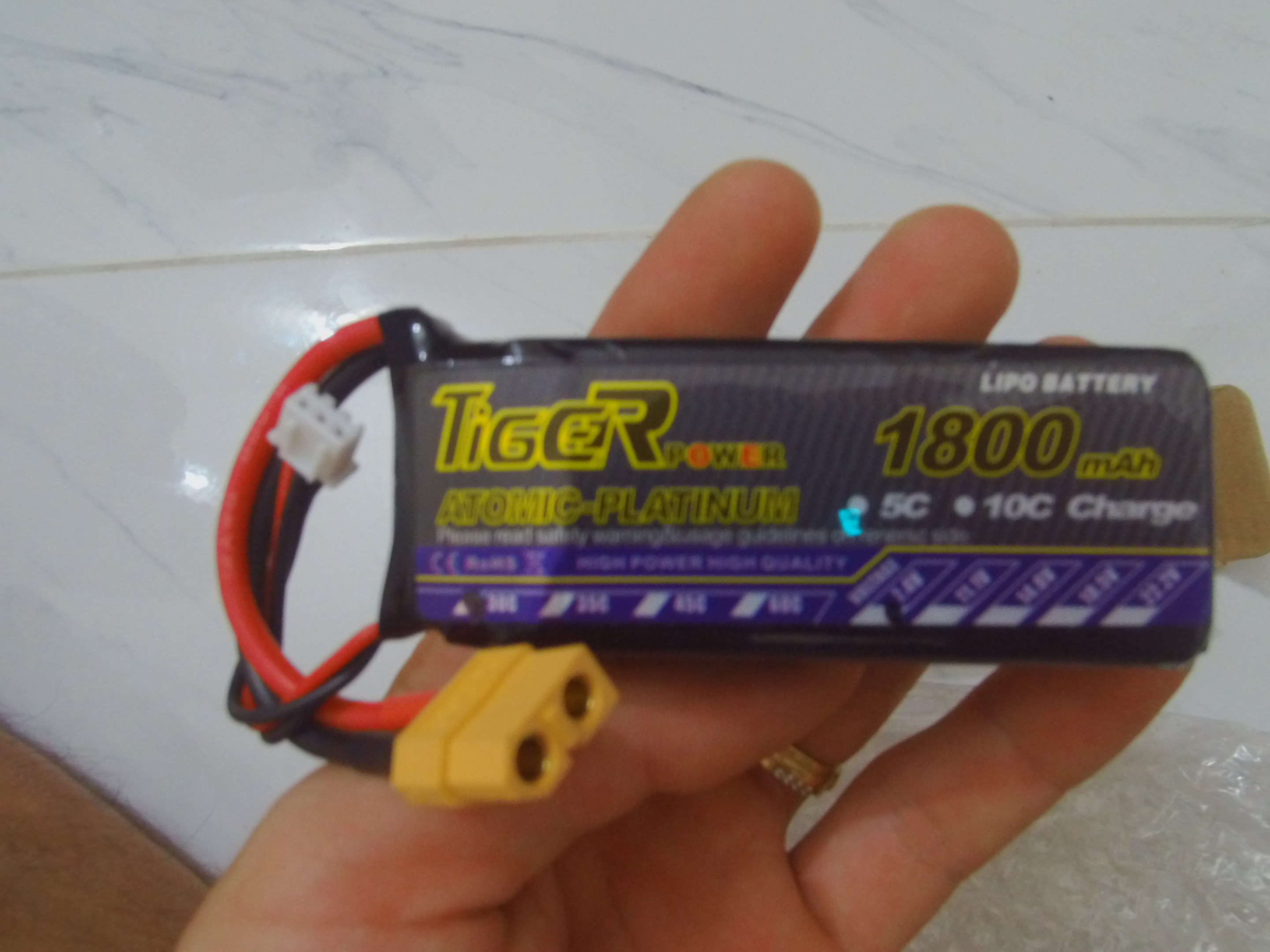 Pin Tiger LiPo 2s (7.4v) 1800mah 30C