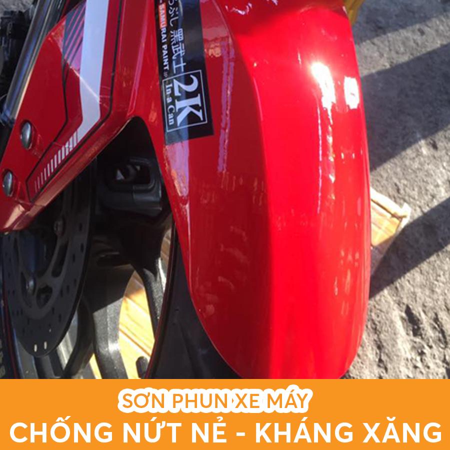 Chai sơn xịt Samurai màu 6 đỏ