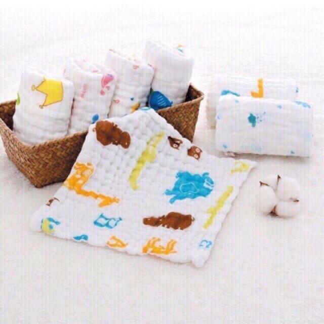 SET 5 KHĂN MẶT XÔ 6 LỚP CHO BÉ YÊU