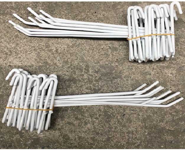 Combo 10 móc treo đồ (móc cài lưới, tay cài)