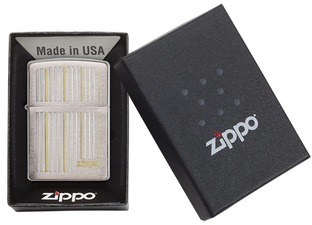 Zippo 28646 - Zippo Lines Brushed Chrome