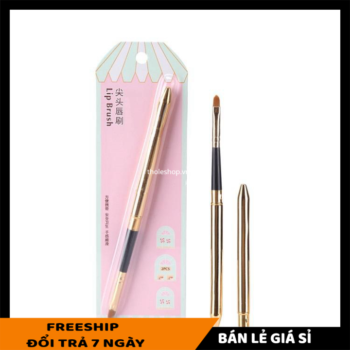 [HCM]Cây cọ vẽ môi - Cọ vẽ son mỗi kim loại  - Cọ vẽ viền môi trang điểm [LẺ GIÁ SỈ]