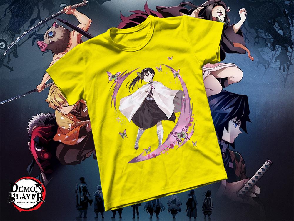 [HCM]Áo thun Cotton Unisex - Anime - Kimetsu no Yaiba - Tân trùng trụ Kanao