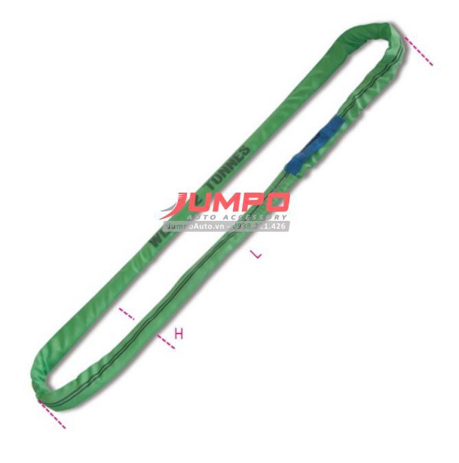 [HCM]Dây cáp vải cẩu hàng bản tròn 2 tấn endless 7:1
