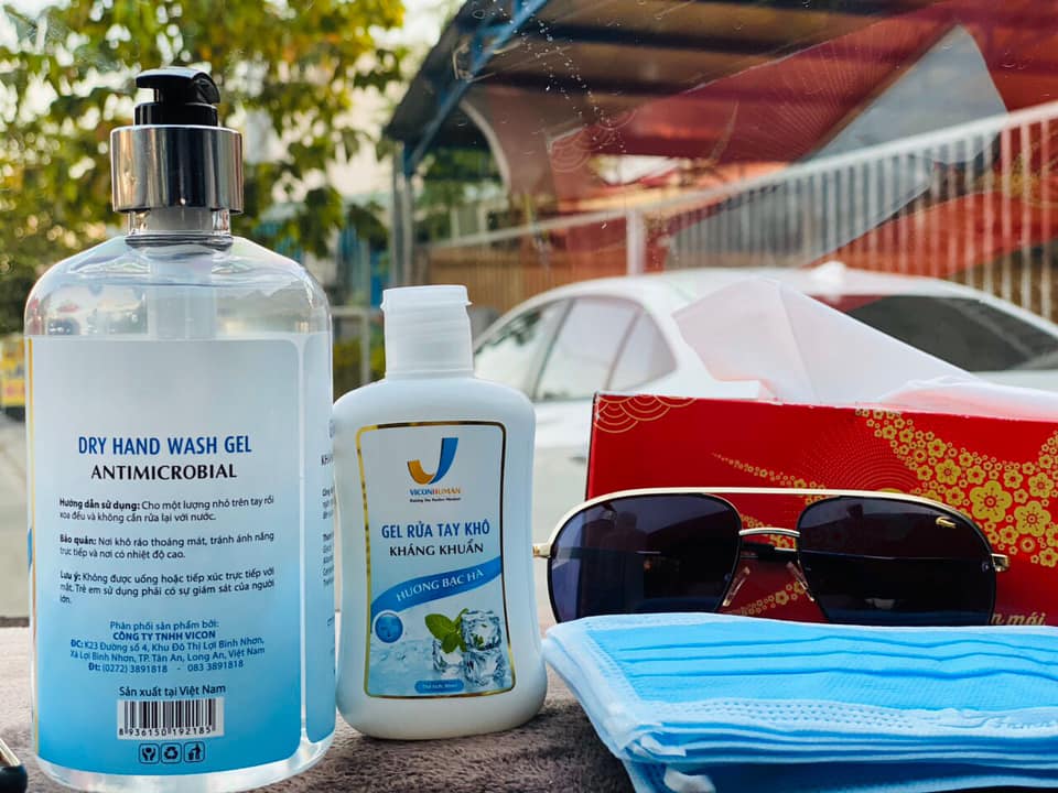 Gel rửa tay khô kháng khuẩn Vicon 500ml