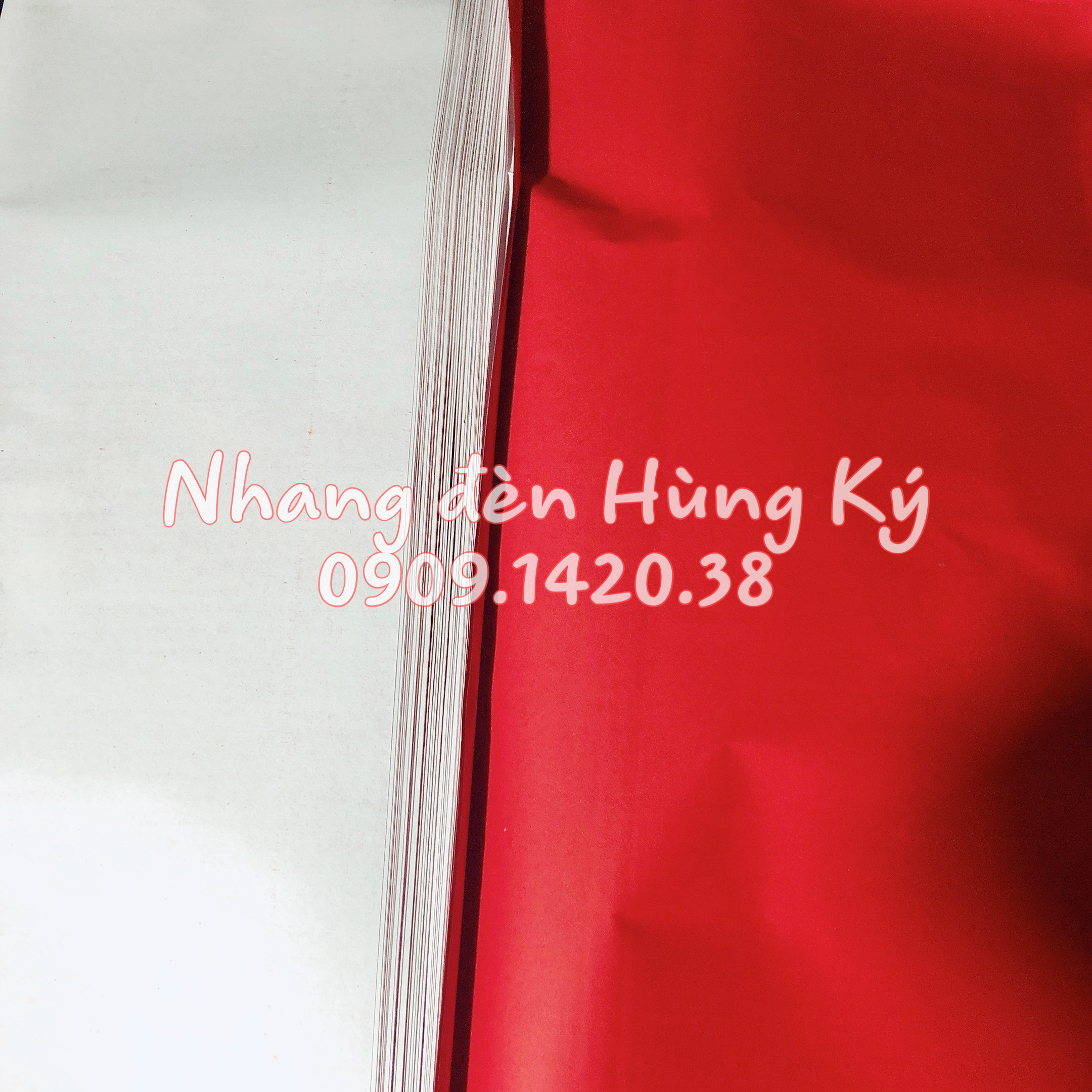 {10 tờ} Giấy hồng đơn - giấy đỏ trang trí Tết