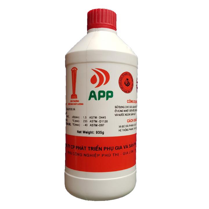 Dầu phanh (dầu thắng) xe ô tô cao cấp APP DOT3 lon 1L
