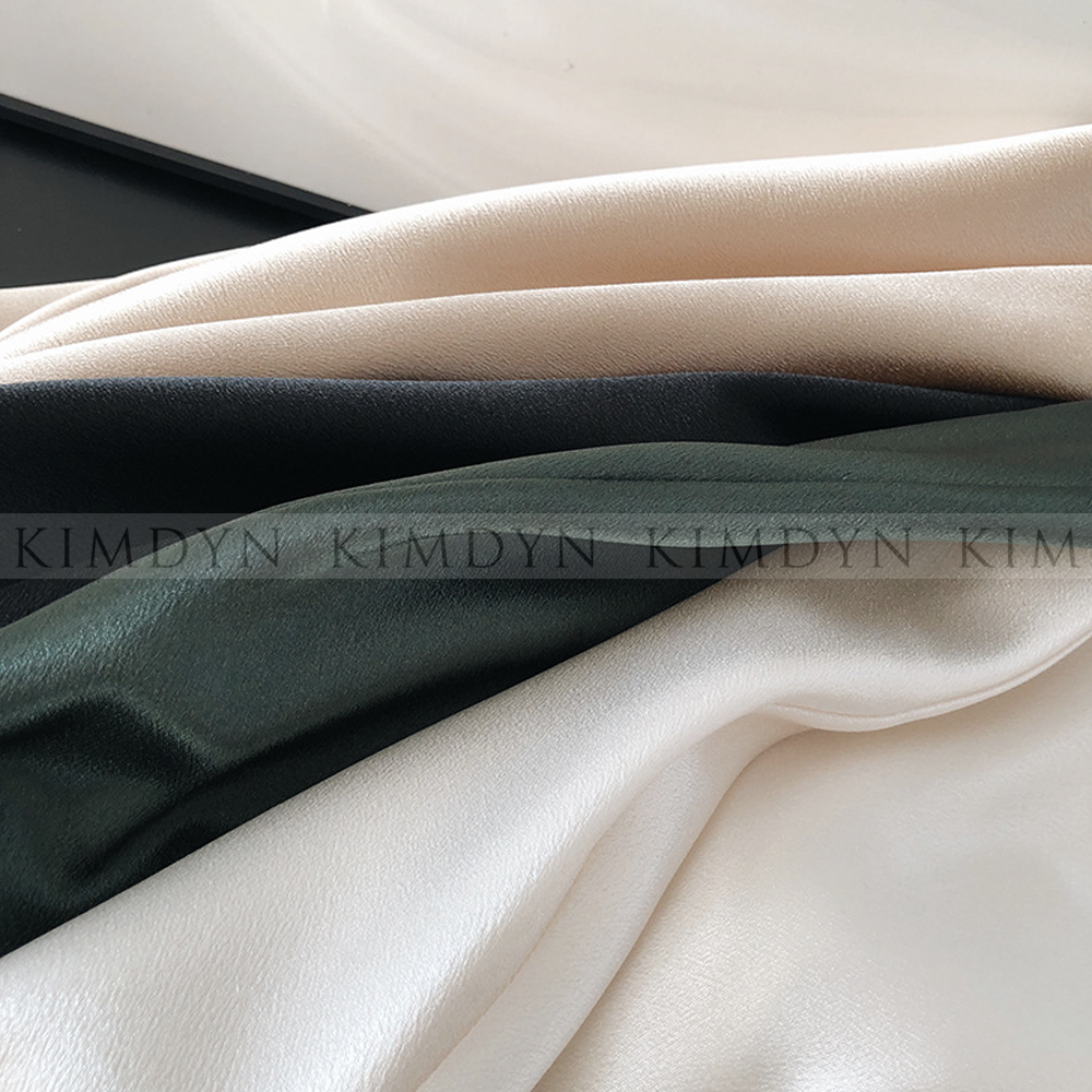 Đầm hai dây lụa satin cổ chữ V sang trọng KimDyn [KDD19]